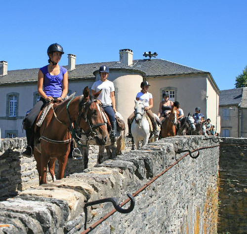 paarden vakantie Frankrijk brassac