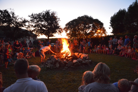 kampvuur kindvriendelijke camping frankrijk